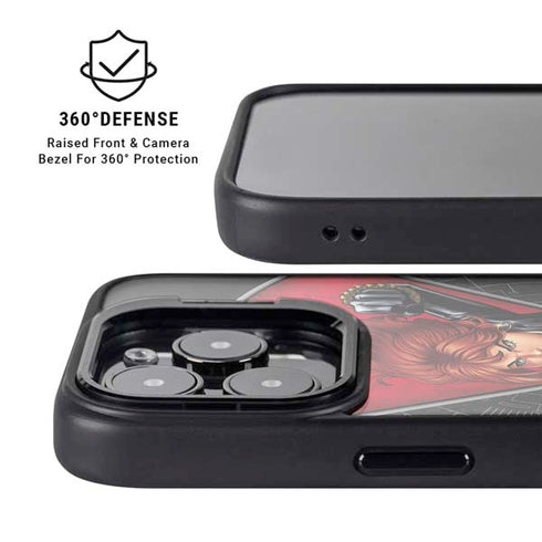 Marvel Black Widow Natasha Romanova iPhone 16 Pro Kickstand Case